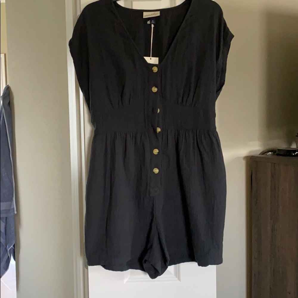 Universal Thread Kimono Button Front Romper